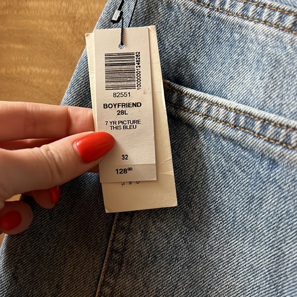 Denim Forum boyfriend high rise loose Aritzia denim - Picture 7 of 7